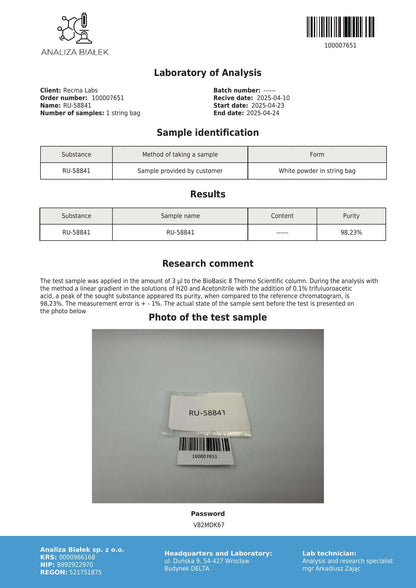 RU-58841 Powder, 2gr - Recma Labs